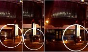 Наезд автобуса на пешехода в Алматы попал на видео
