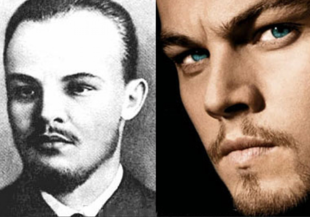 Владимир Ленин и Леонардо Ди Каприо. Фото с сайта likeness.ru