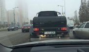 Номер 257 ADM шестиколесного "Гелендвагена" не числится ни за одним авто