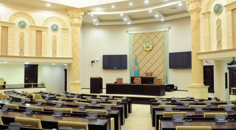 Зал заседаний Сената Парламента РК. Фото с сайта parlam.kz
