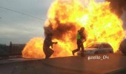 На мосту в Актобе произошло ЧП