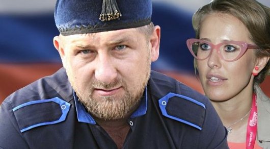 Image result for Кадыров и Собчак фото