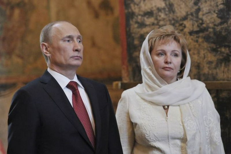 Владимир Путин и Людмила Путина. Фото с сайта 15min.lt