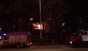 Известный артист снял на камеру пожар в центре Алматы
