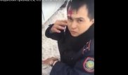 Казахстанский полицейский после ДТП признался на камеру, что выехал на "встречку"