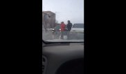 Драку водителей в Актобе записали на мобильный телефон