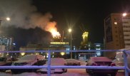В Астане горит комплекс "Абу-Даби Плаза"