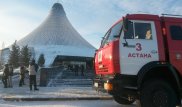 Из ТРЦ "Хан Шатыр" эвакуировали людей из-за задымления