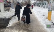 Сильный гололед парализовал жизнь костанайцев