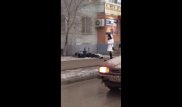 Неизвестные устроили драку на глазах у прохожих в Актобе