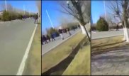 Массовая драка со стрельбой произошла перед акиматом Кызылорды