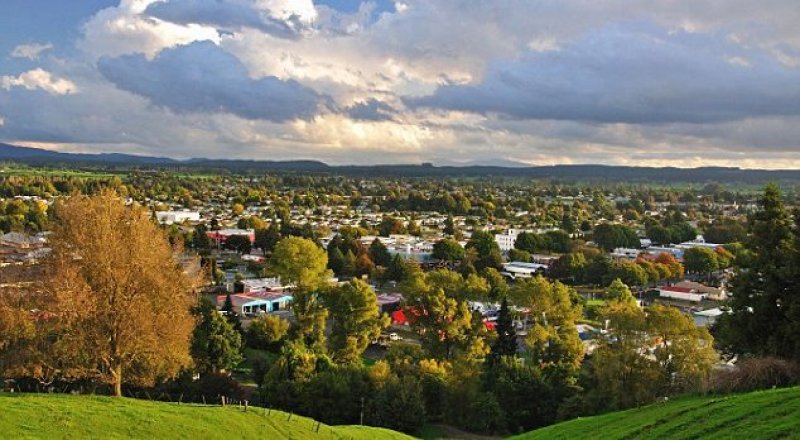 Вид на город Токороа. © Alamy