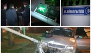 В Шымкенте мужчина попал в ДТП на угнанной Audi