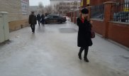 56 человек пострадали от гололеда в Актобе