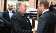 Назарбаев встретился в Брюсселе с председателем ЕС Туском