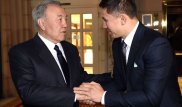 Назарбаев поздравил Головкина с получением статуса посла EXPO-2017