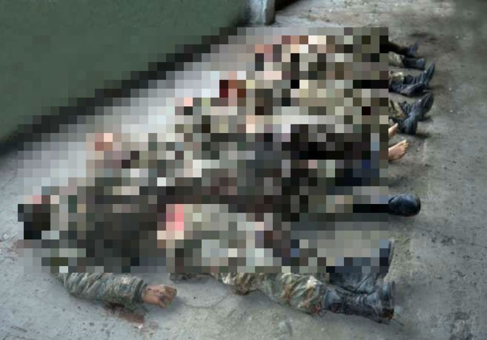 Убитые военнослужащие в зоне карабахского конфликта. © bizimyol.info