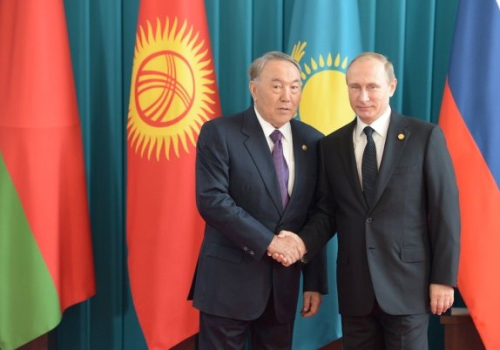 Нурсултан Назарбаев и Владимир Путин. Фото © Алексей Никольский\РИА Новости