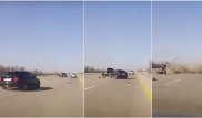 Стали известны подробности ДТП на Капшагайской трассе, где BMW врезался в стоявшее авто