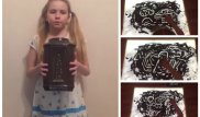 Девочка нарисовала историю войны прахом своего прадеда: Фейк или правда?