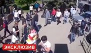 В Сеть попало видео задержания участников побоища на Хованском кладбище