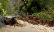 Оползень сошел в Алматы ниже высокогорного катка "Медеу"