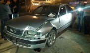 В Алматы угнали разбитое после ДТП авто