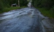Подтопило дорогу в предгорьях Алматы