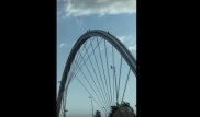 Трое подростков забрались на вершину моста в Астане ради эффектного селфи