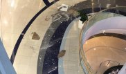 В MEGA Alma-Ata из-за ливня частично обрушилась отделка потолка