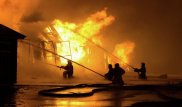 Часть ракеты загорелась на полигоне на границе с Казахстаном