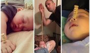 Соцсети взорвала новая мода: Построй башенку из кукурузных колец на лице младенца
