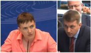 Савченко резко ответила российскому журналисту на ПАСЕ