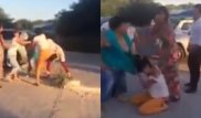 Драка женщин в Актау попала на видео