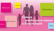 Названы самые необычные имена в Казахстане