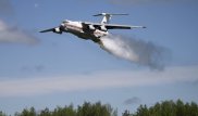 Российский самолет МЧС, падая, срубал деревья в густой тайге