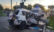Жуткое ДТП в Алматы: 1 человек погиб, 6 пострадали