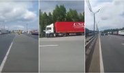 Казахстанские дальнобойщики застряли на границе России и Беларуси