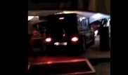В Костанае молодые люди на Gelandewagen въехали на летнюю площадку кафе