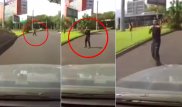 В Сети появилось видео с предполагаемым участником перестрелки в Алматы
