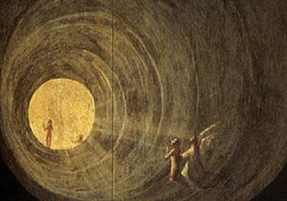 Фрагмент картины Иеронима Босха "Успение блаженных"