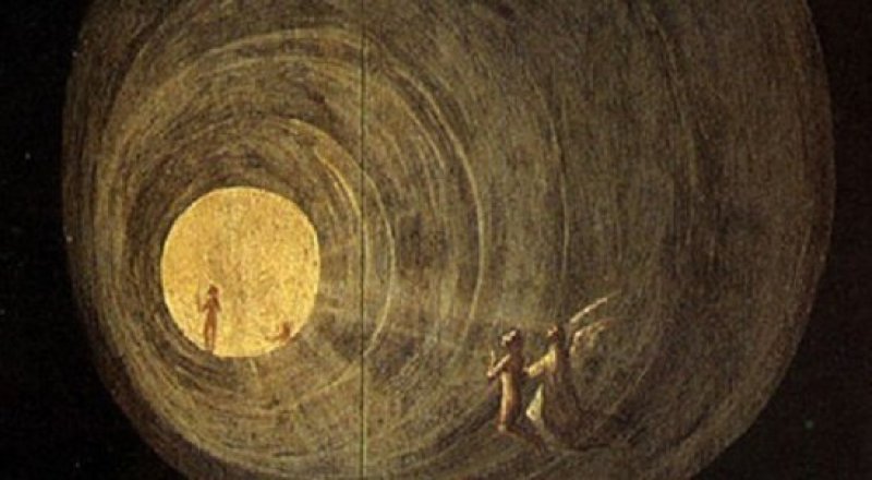 Фрагмент картины Иеронима Босха "Успение блаженных"