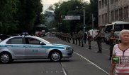 Полиция проводит розыскные мероприятия в центре Алматы