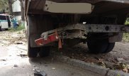 Легковое авто "опрокинуло" "ГАЗель" в Алматы