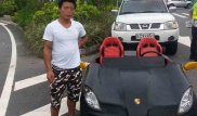 Китайца оштрафовали за езду на самодельном Lamborghini
