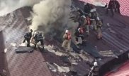 На Арбате в Алматы горело здание с ресторанами