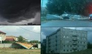 Жители Жезказгана публикуют фото и видео последствий урагана