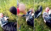 Трое подростков расправились на камеру с предполагаемым педофилом