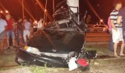 Ночное ДТП в Алматы: Авто превратилось в груду металла, пятеро в больнице