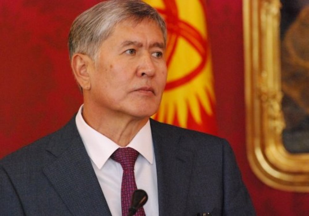 Президент Кыргызстана Алмазбек Атамбаев. © haber10.com